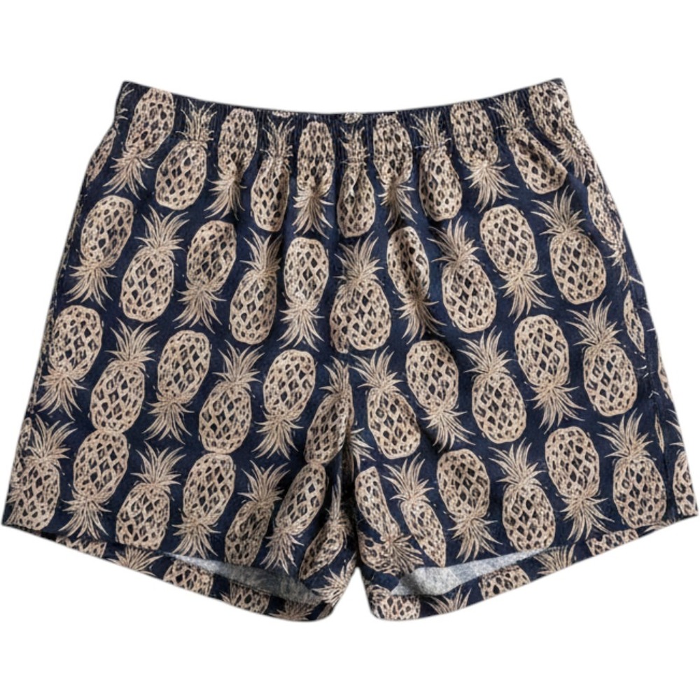 Ocean Pacific Men's Pineapple Print Swim Trunks Lined Large 36-38‎